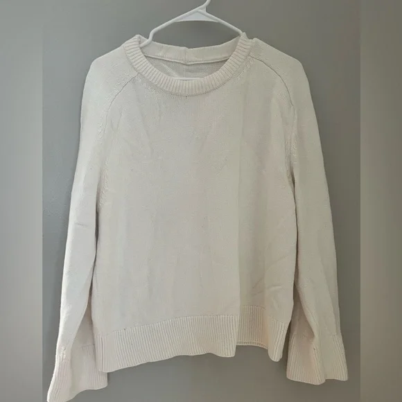 Abercrombie & Fitch Madeline Crew Sweater in Cream L - Picture 2 of 3